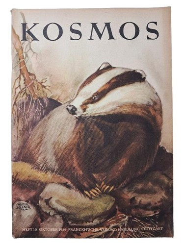 Kosmos heft oktober - kosmos, 1954