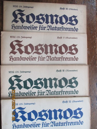 Hefte von 1926 - 4, kosmos